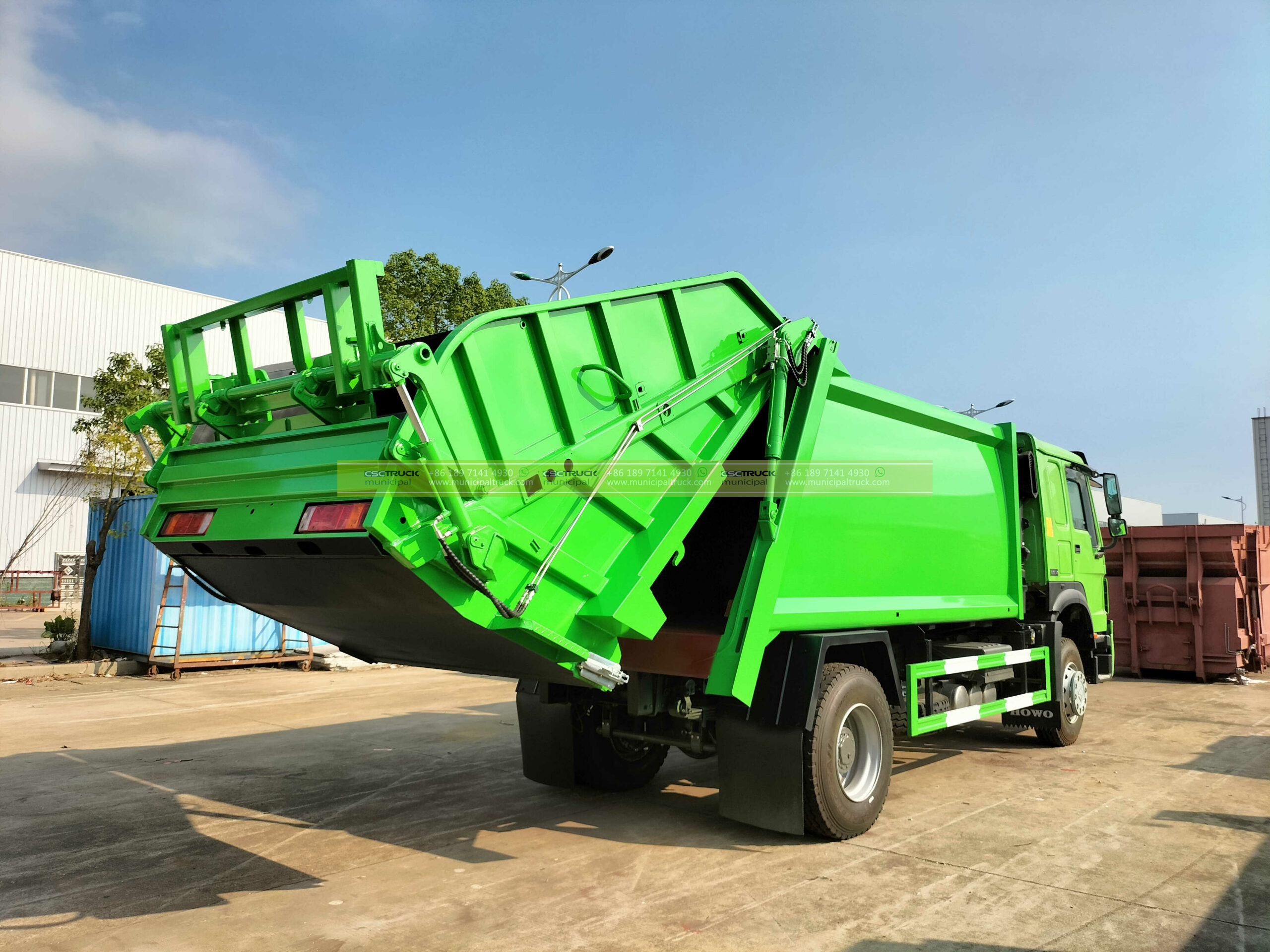 Municipal Refuse Waste Compactor Truck Back Body Municipal Refuse Waste Compactor Truck Back Body