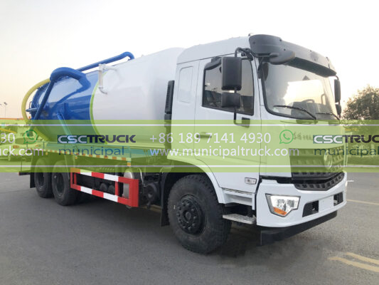 SHACMAN 18000 Liters Septic Suction Truck Left Side