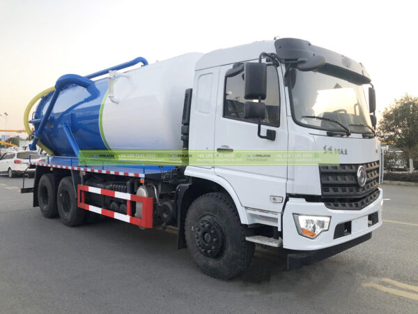 SHACMAN 18000 Liters Septic Suction Truck Left Side