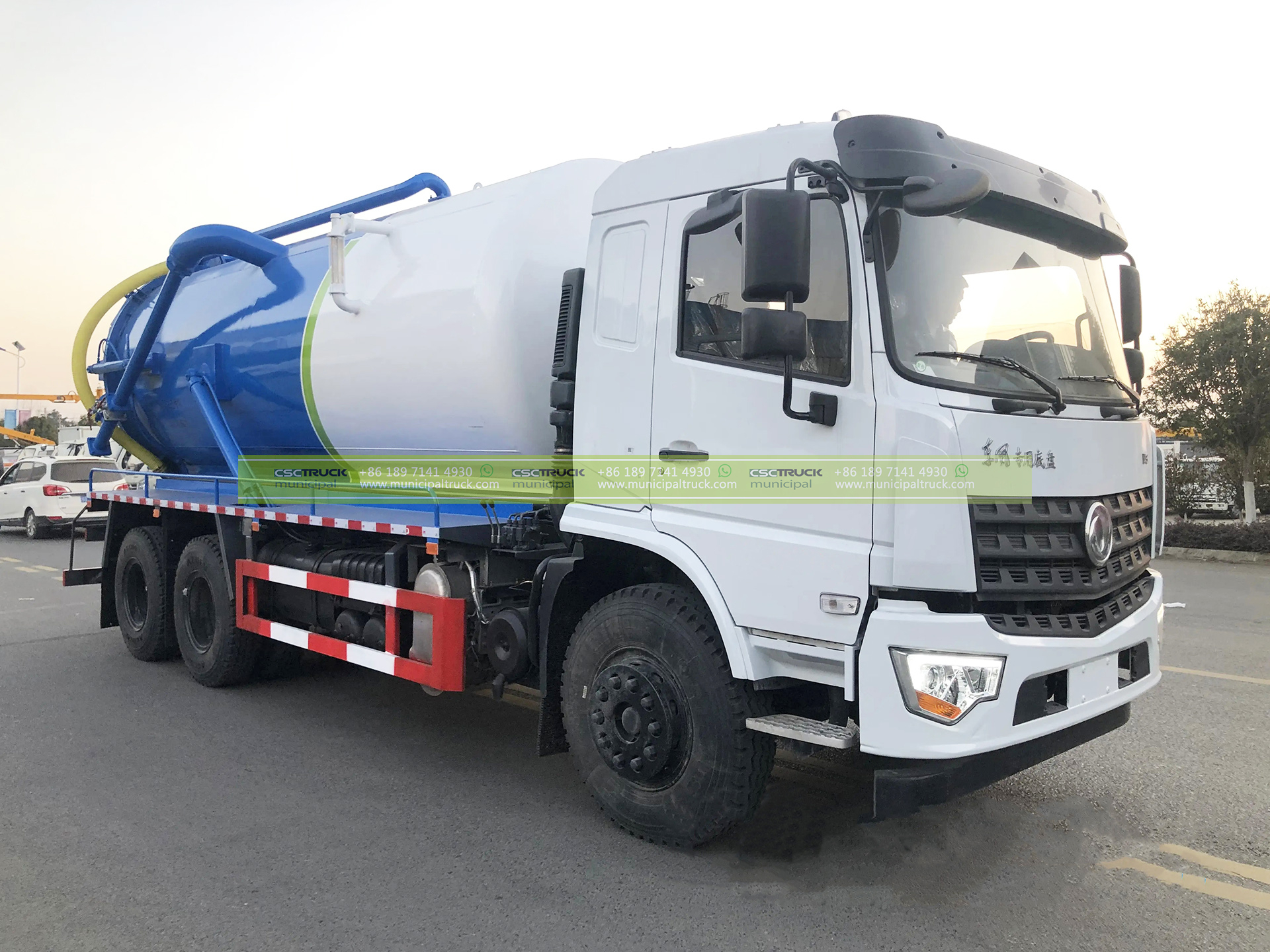 SHACMAN 18000 Liters Septic Suction Truck 1 SHACMAN 18000 Liters Septic Suction Truck Left Side