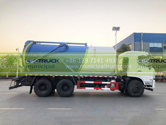 SHACMAN 18000 Liters Septic Suction Truck Left Details
