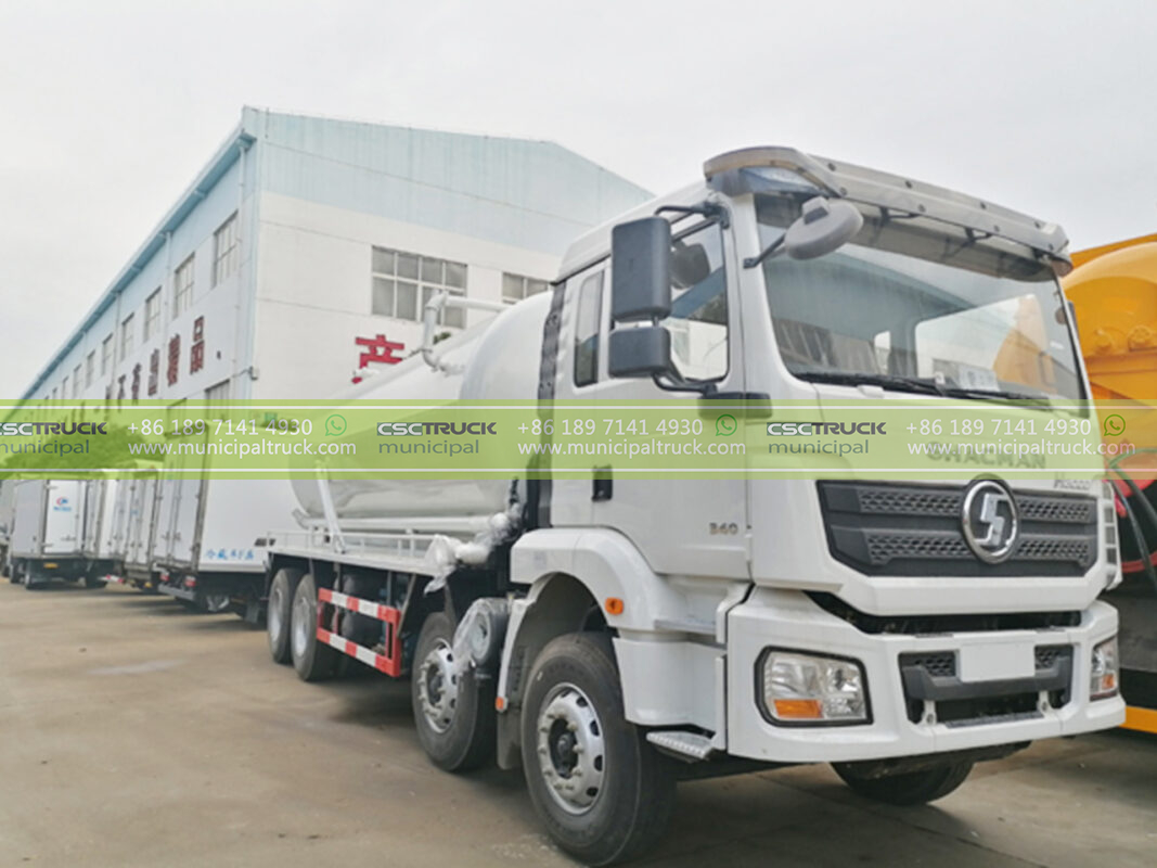 SHACMAN 18000 Liters Septic Suction Truck Left Details