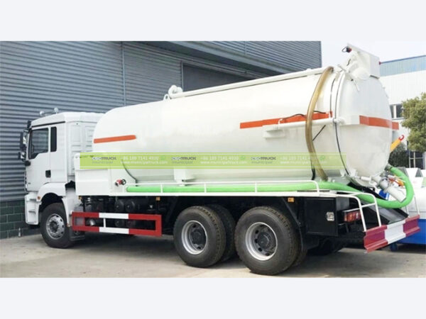 SHACMAN 18000 Liters Septic Suction Truck White Right