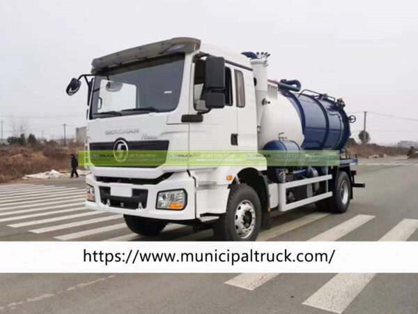 SHACMAN 20 Ton Sewage Tanker Truck White