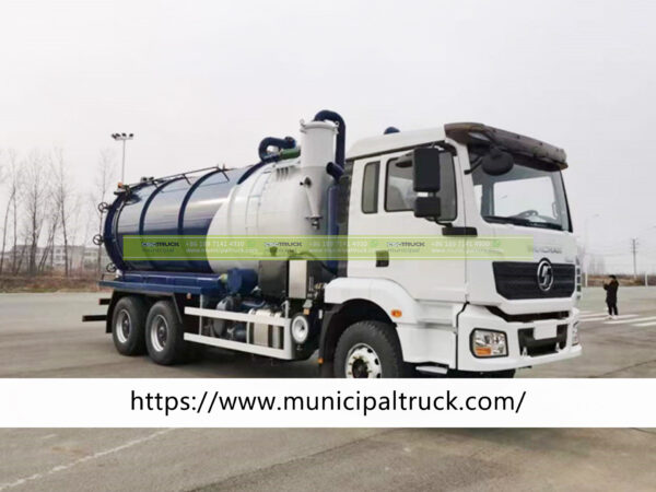 SHACMAN 20 Ton Sewage Tanker Truck Left Side