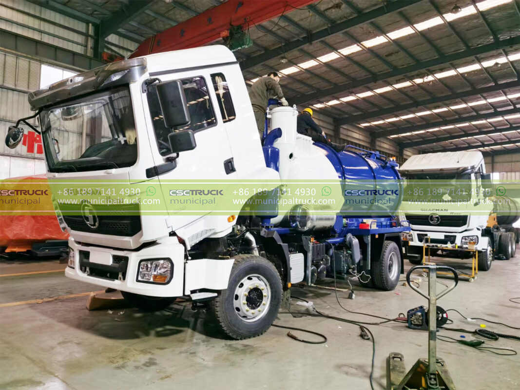 SHACMAN 20 Ton Sewage Tanker Truck Head Front