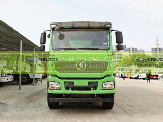 SHACMAN 25 Ton Sewer Suction Truck Head Green