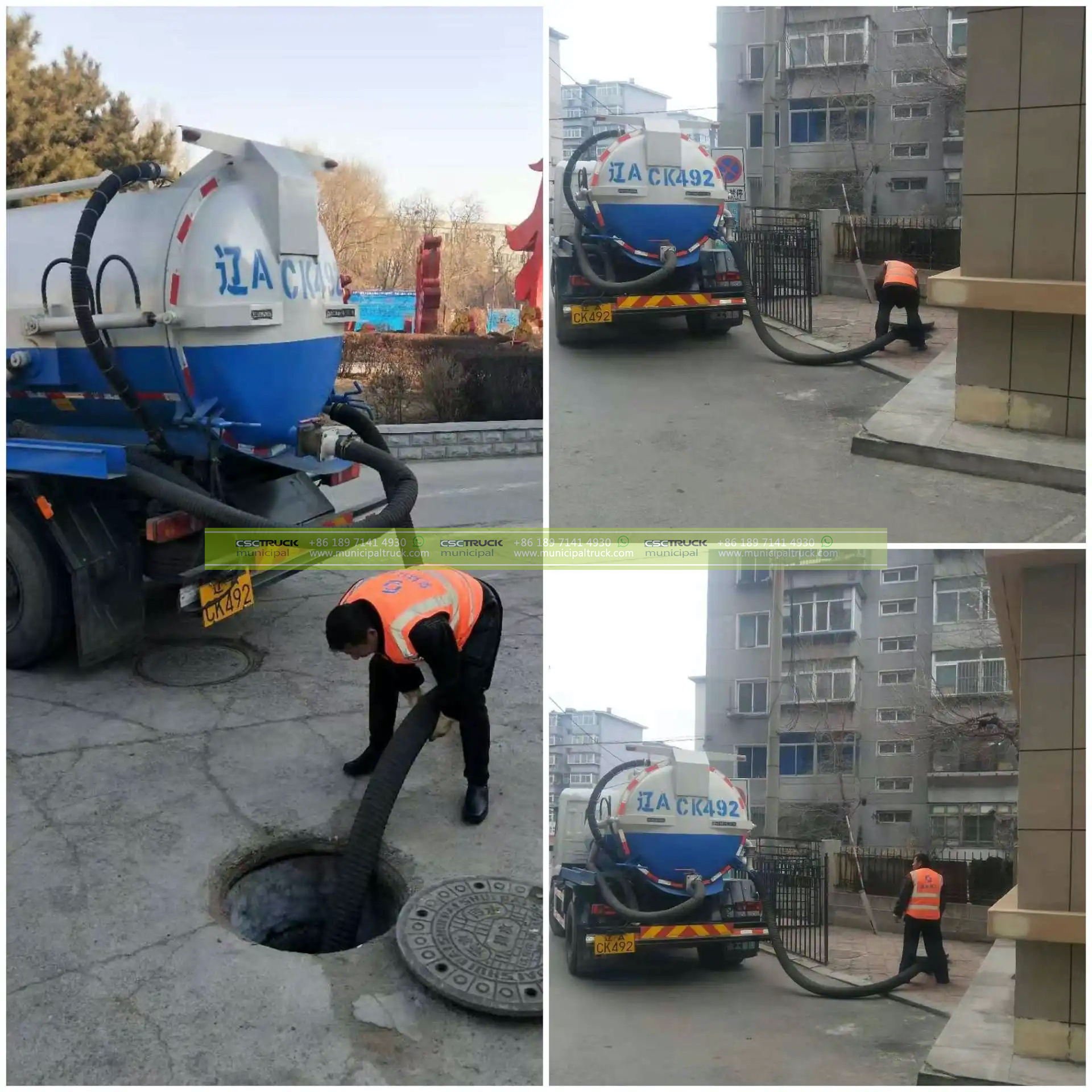 Vacuum Sewer Truck Drainage Suction
