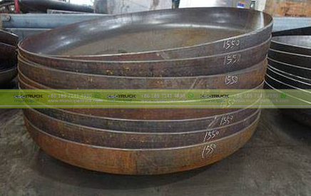 Vacuum Sewer Truck Tank Dish End