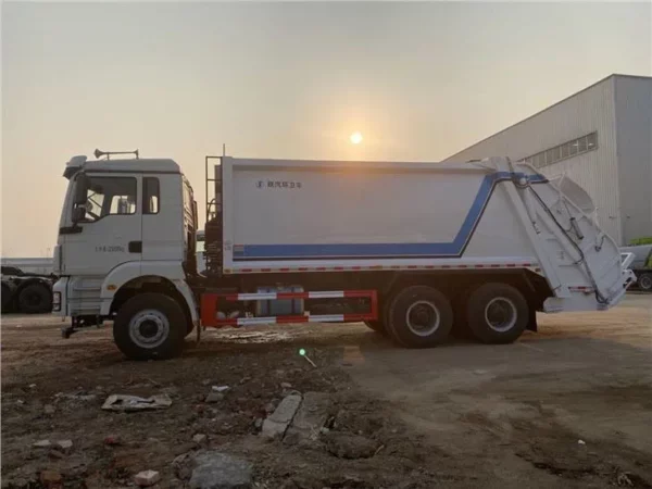 SHACMAN Automated Side Rear Lift Garbage Truck Body