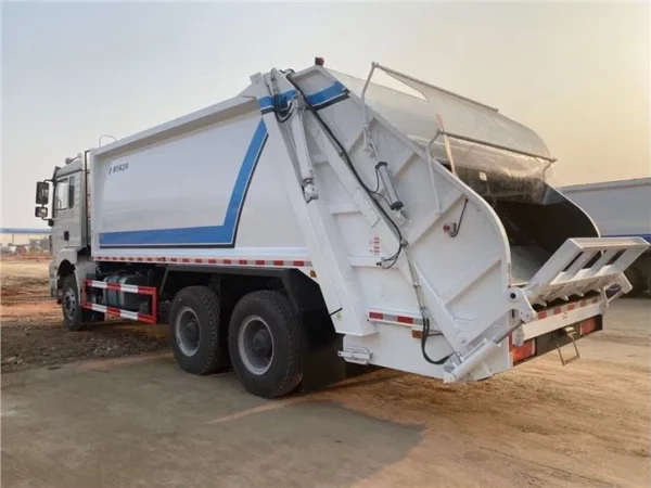 SHACMAN Automated Side Rear Lift Garbage Truck Loader