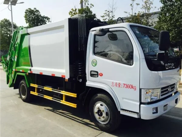 DFAC Garbage Rear Tipper Truck Right Left Head