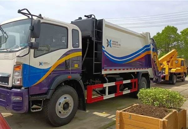 howo Press Pack Garbage Compactor