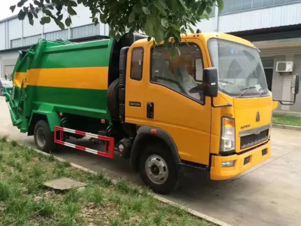 HOWO Rear Loader Garbage Truck Gallery View