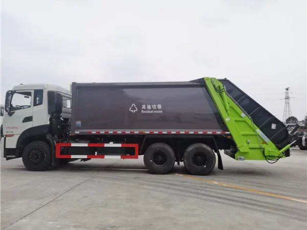 DFAC Rear Loader Compressed Garbage Truck Body