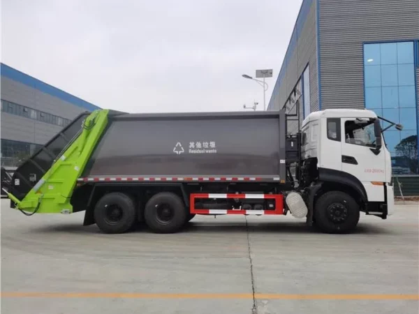 DFAC Rear Loader Compressed Garbage Truck Body Tank