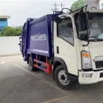 HOWO Truck Mounted Solid Waste Compactor Truck truck Mounted Solid Waste Compactor