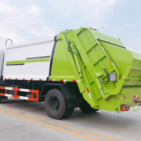 14CBM Waste Truck Garbage Compressor Refuse Truck Back Details