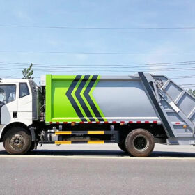14CBM Waste Truck Garbage Compressor Refuse Truck Right Tanker