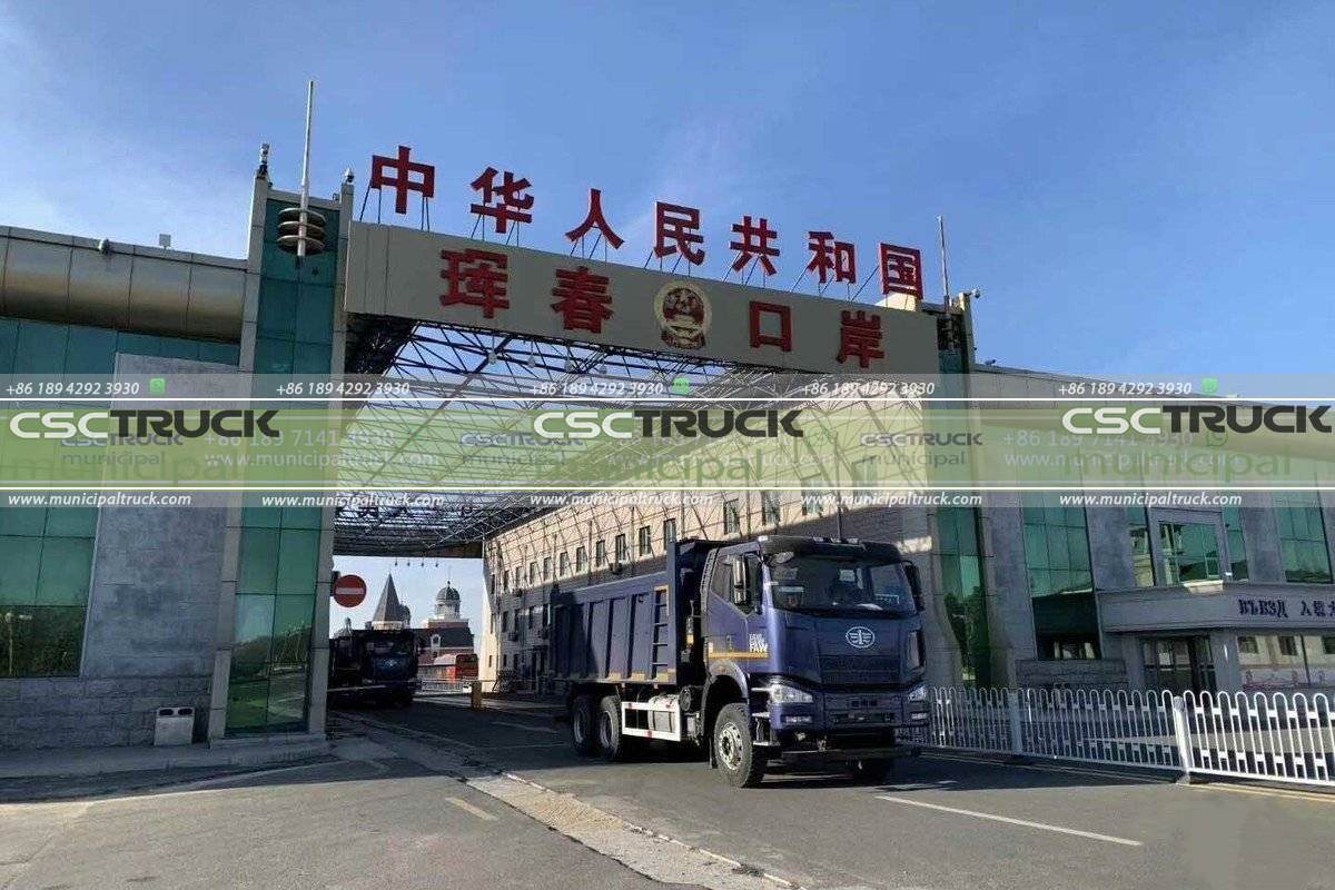 CSCTRUCK Trucks ship to Russia