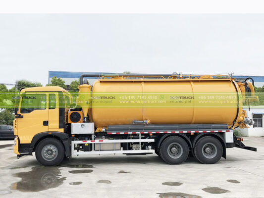 Combo Sewer Cleaner Truck Tanker