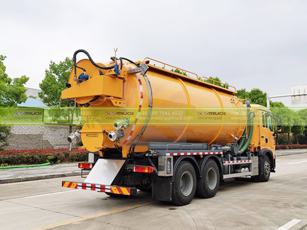 Combo Sewer Cleaner Truck Back Tanker