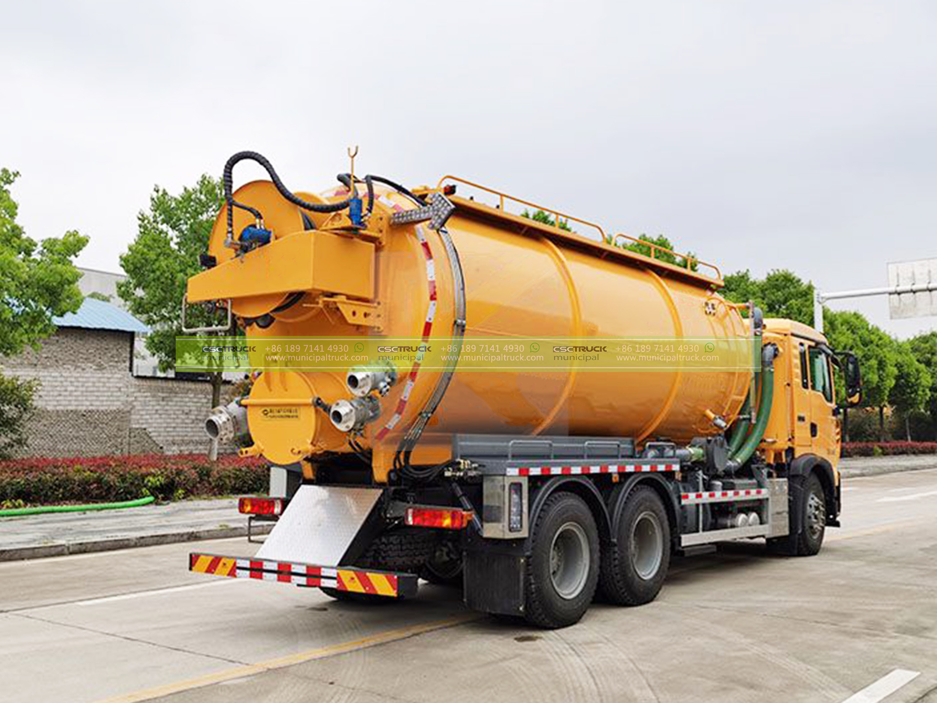 Combo Sewer Cleaner Truck 5 Combo Sewer Cleaner Truck Back Tanker