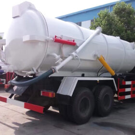 DONGFENG 18000 Liters Sewage Vacuum Truck White Body