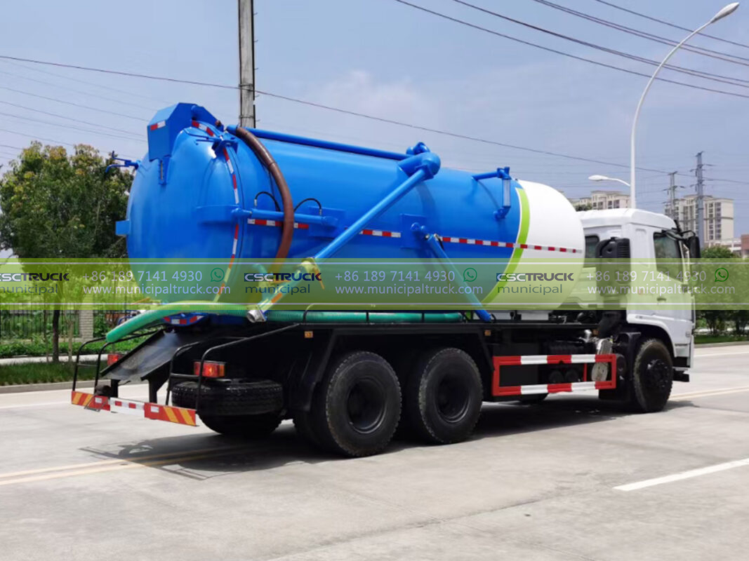 DONGFENG 25 Ton Sewer Vacuum Truck Body Details