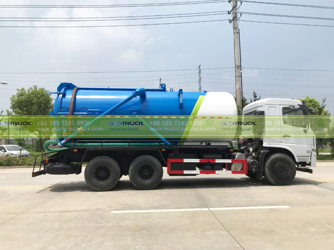 DONGFENG 25 Ton Sewer Vacuum Truck Left Body