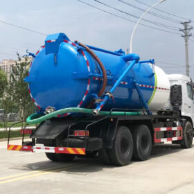 DONGFENG 25 Ton Sewer Vacuum Truck Blue Back Details