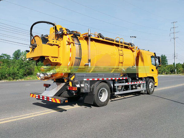 Drain Jet Cleaner Water Sewer Jetter Tanker Back