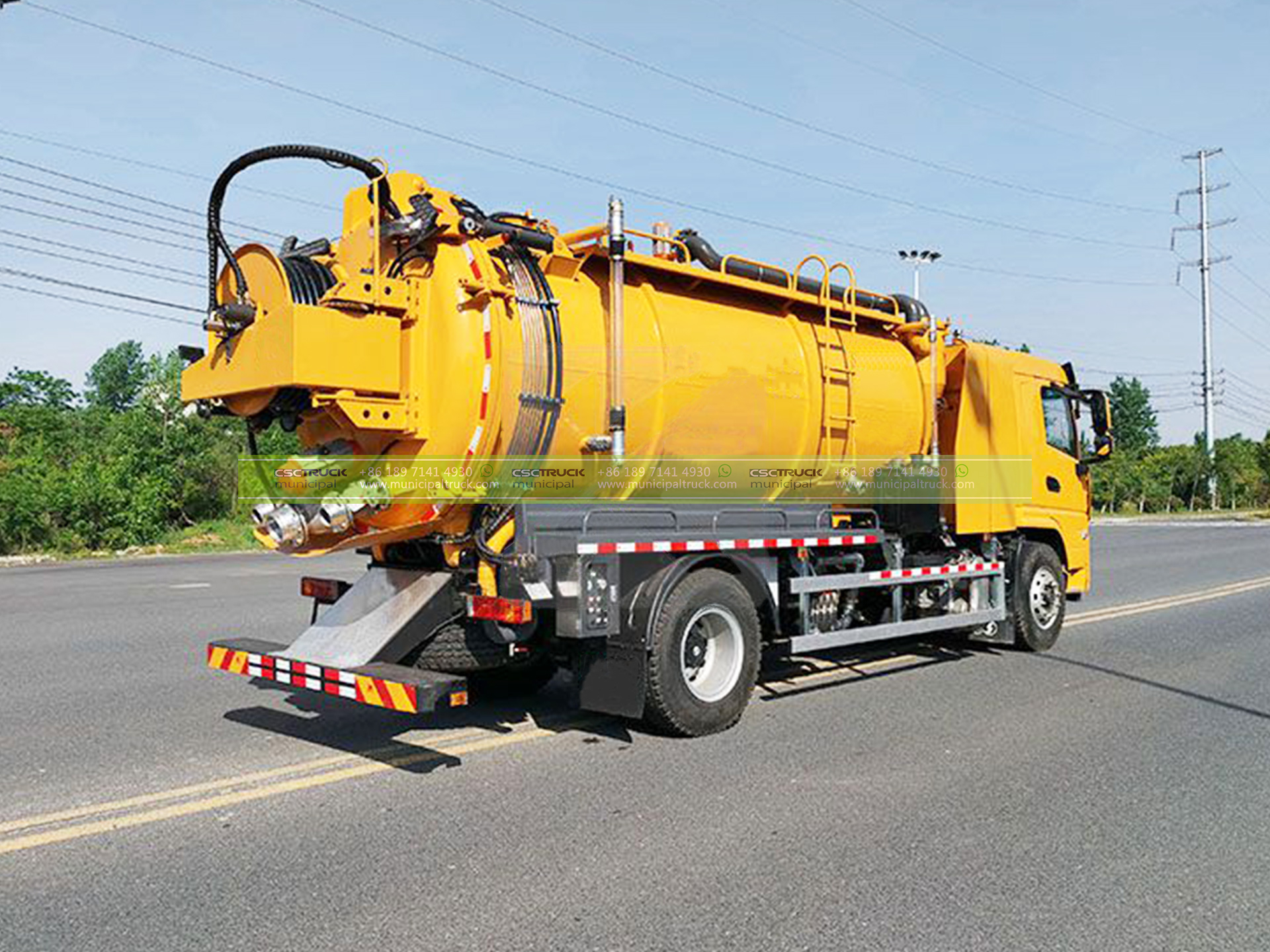 Drain Jet Cleaner Water Sewer Jetter 2 Drain Jet Cleaner Water Sewer Jetter Tanker Back