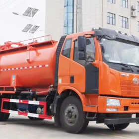 FAW Vacuum Sewer Trucks to Liberia