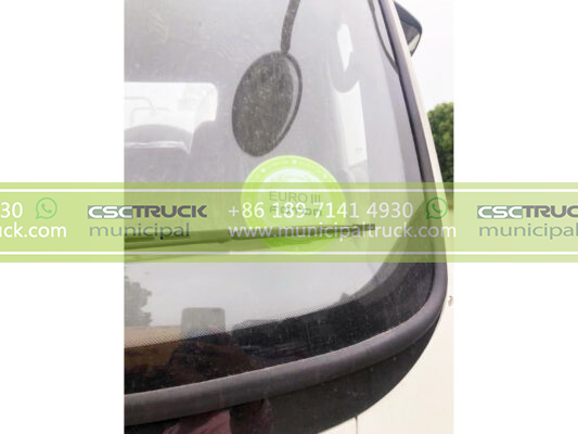 FOTON 8 Ton Small Vacuum Sewer Truck Glass