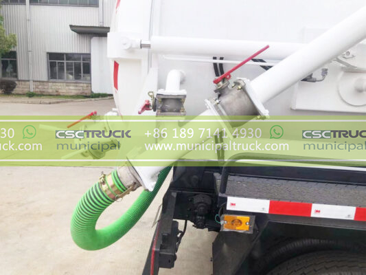 FOTON 8 Ton Small Vacuum Sewer Truck Tube Details