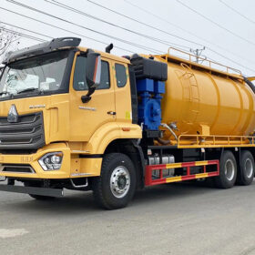 HOWO Vacuum Sewer Truck to Kyegyzstan