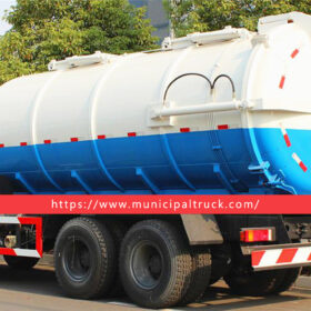 ISUZU GIGA 25 Ton Vacuum Truck White and Blue