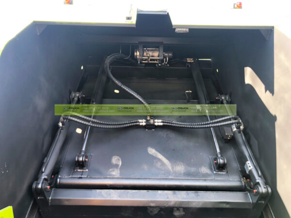 SHACMAN 14CBM Waste Compactor Truck Inside Truck