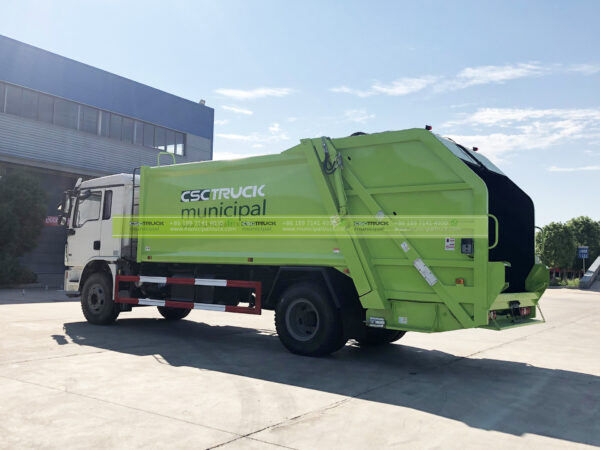 SHACMAN 14CBM Waste Compactor Truck Left Side