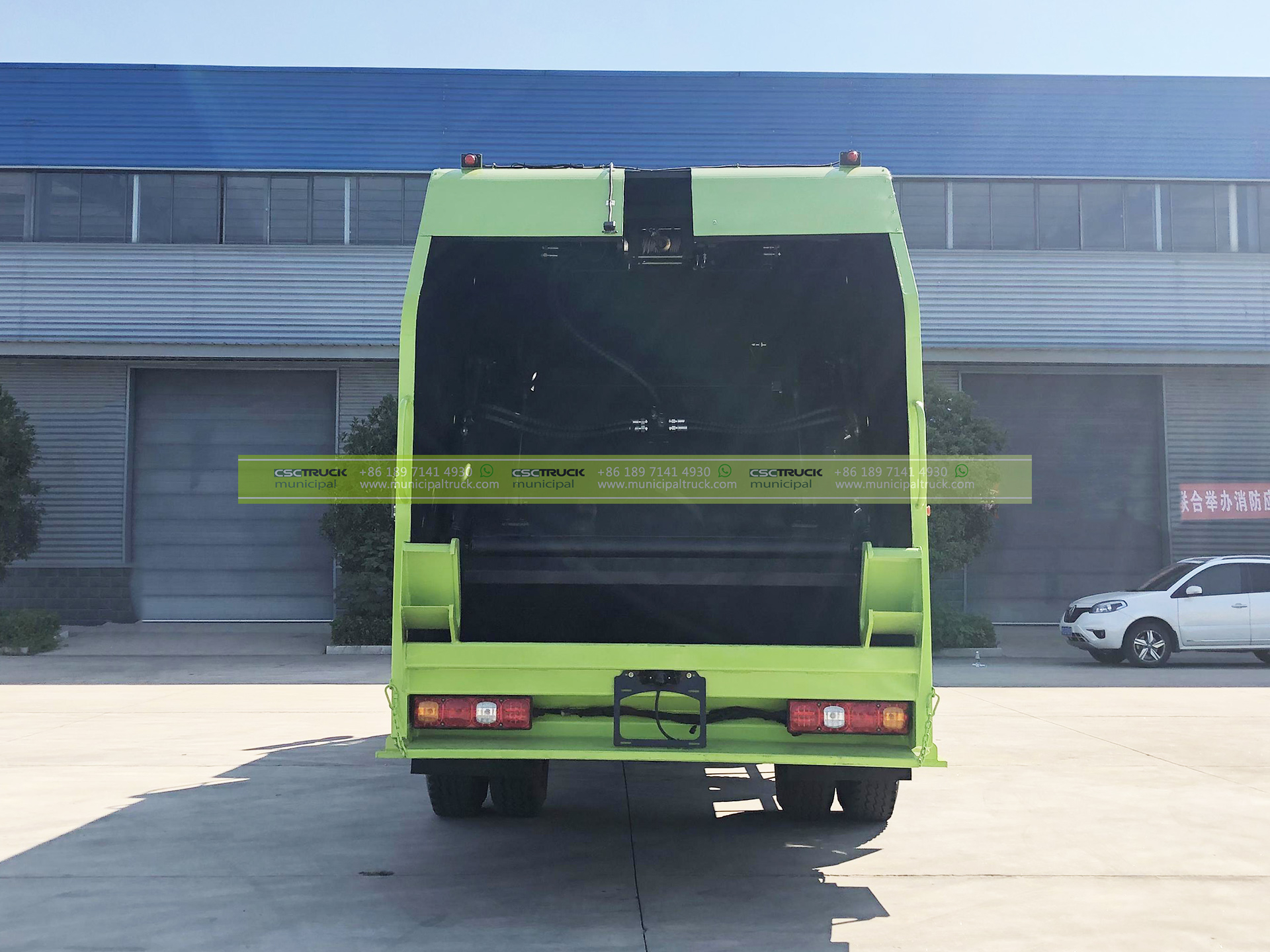 SHACMAN 14CBM Waste Compactor Truck Back SHACMAN 14CBM Waste Compactor Truck Back