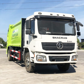 SHACMAN 14CBM Waste Compactor Truck Front