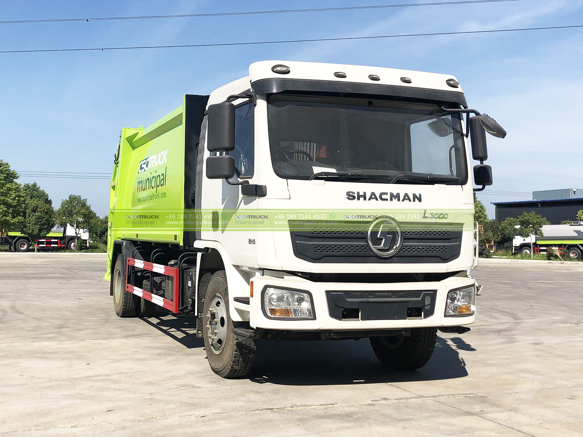 SHACMAN 14CBM Waste Compactor Truck Front SHACMAN 14CBM Waste Compactor Truck Front