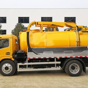 Sanitary Combination Sewer Cleaning Truck Side Details Right
