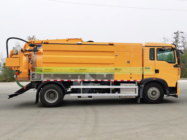 Sewer Jetter and Cleaner Combination Truck Body Details