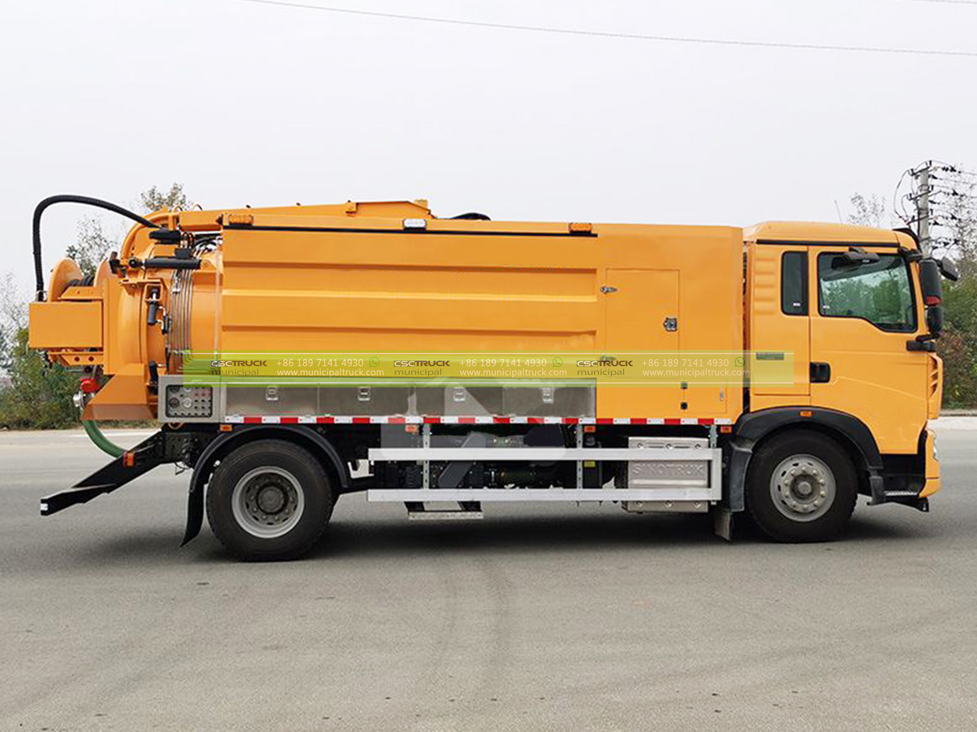 Sewer Jetter and Cleaner Combination Truck 5 Sewer Jetter and Cleaner Combination Truck Body Details
