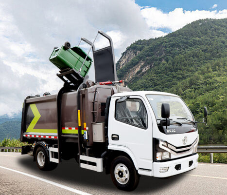 Side Loader Garbage Truck