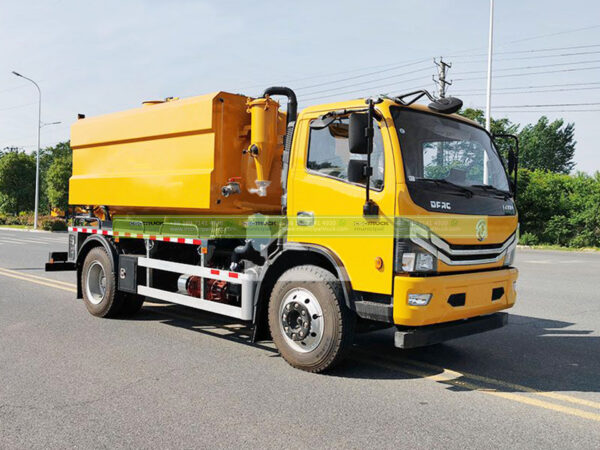 Truck Mounted Combination Sewer Cleaner Yellow Head