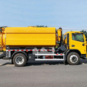 Truck Mounted Combination Sewer Cleaner Yellow Left
