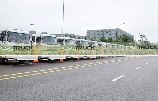 Jetting Trucks in A Group